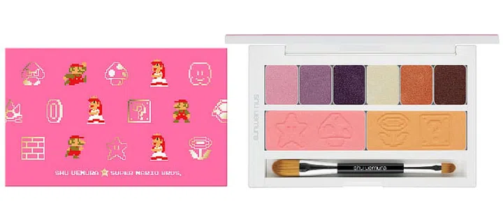 Peach's Eye and Cheek Palette, $128, Shu Uemura x Super Mario