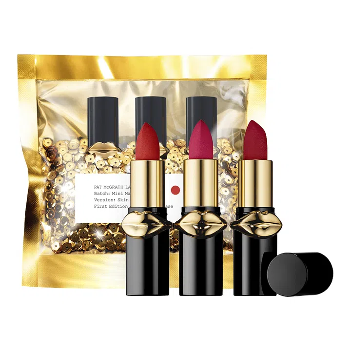 Perfect for those who never finish a lipstick, this trio gets you a set of mini options in the brand's best-selling shades and opulent creamy matte formula. It’s made for the lipstick lover who loves options as much as he/she loves to make a statement.