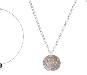 How to wear the Dainty Silver Necklace