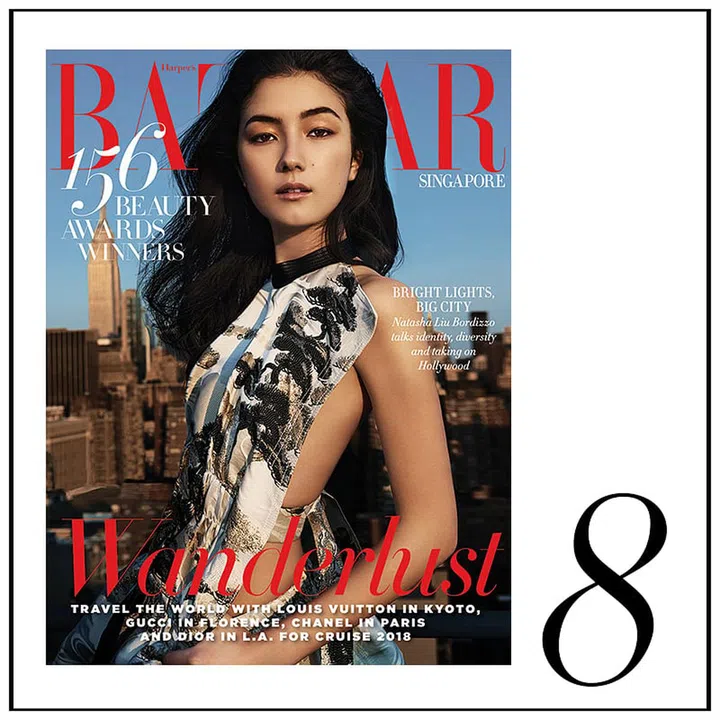 Coming in 8th, Natasha Liu Bordizzo's Wanderlust issue.