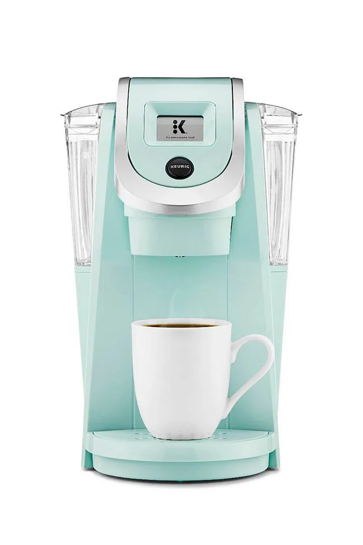 Whether it's a fun, bright Keurig that makes you excited to wake up every morning, a Le Creuset dish for whipping up your favourite meals, or a pretty wine rack to house your much needed after-work vino, your home should be a place for things that make you smile. *Sips coffee from decorated mug*

Keurig K200 in Oasis, $98; keurig.com