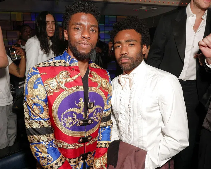 Chadwick Boseman and Donald Glover