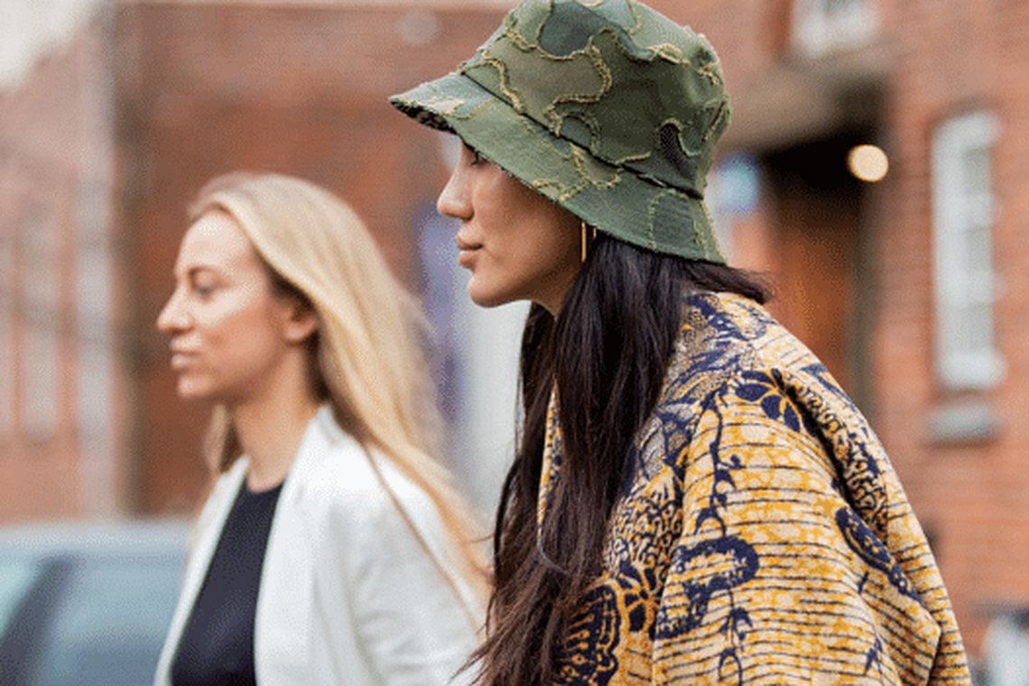 8 Ways To Style Up The Chic Bucket Hat Trend And Where To Shop Them