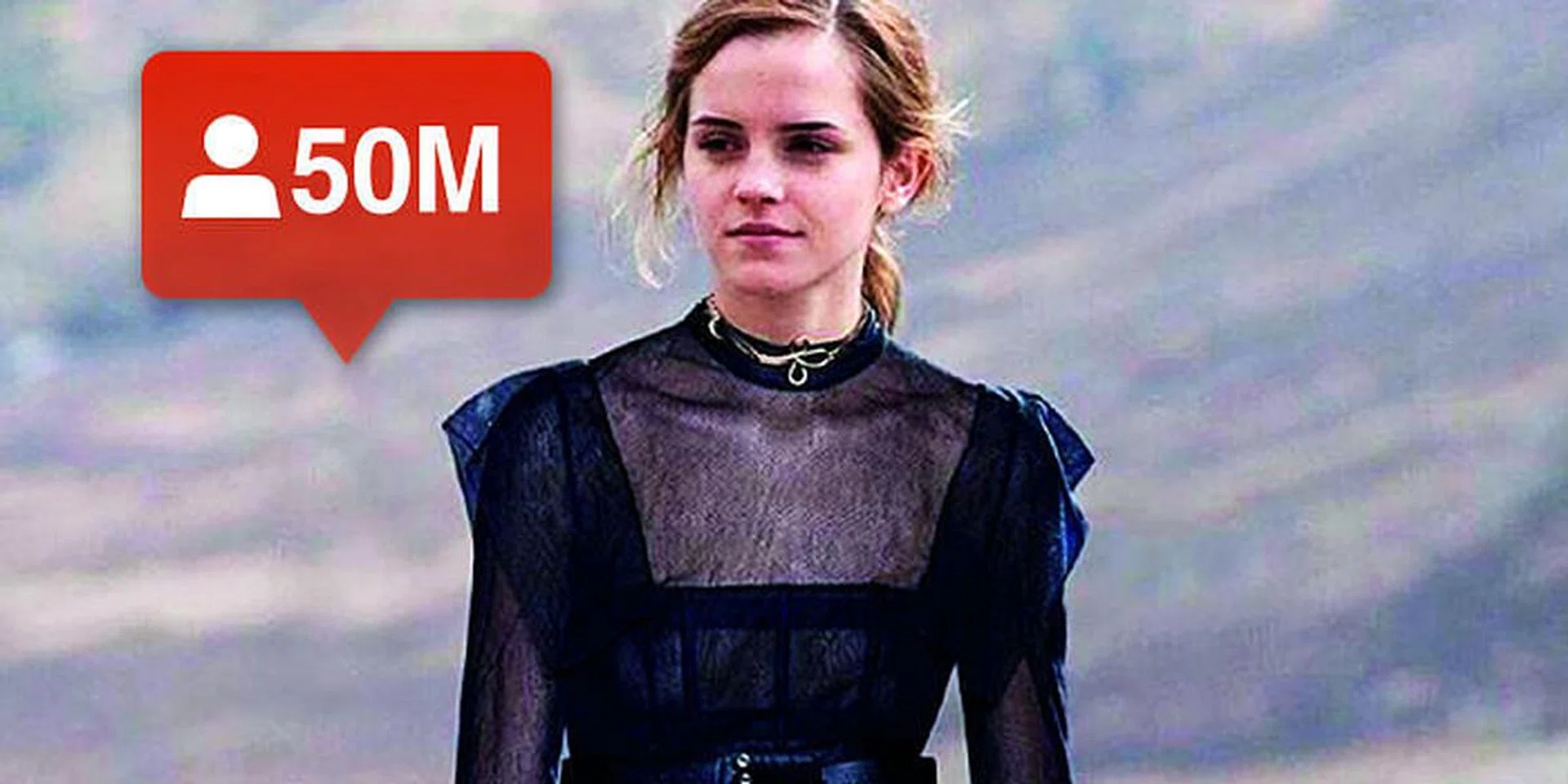 Emma Watson as Hermione
Granger was photoshopped
onto a Dior creation.