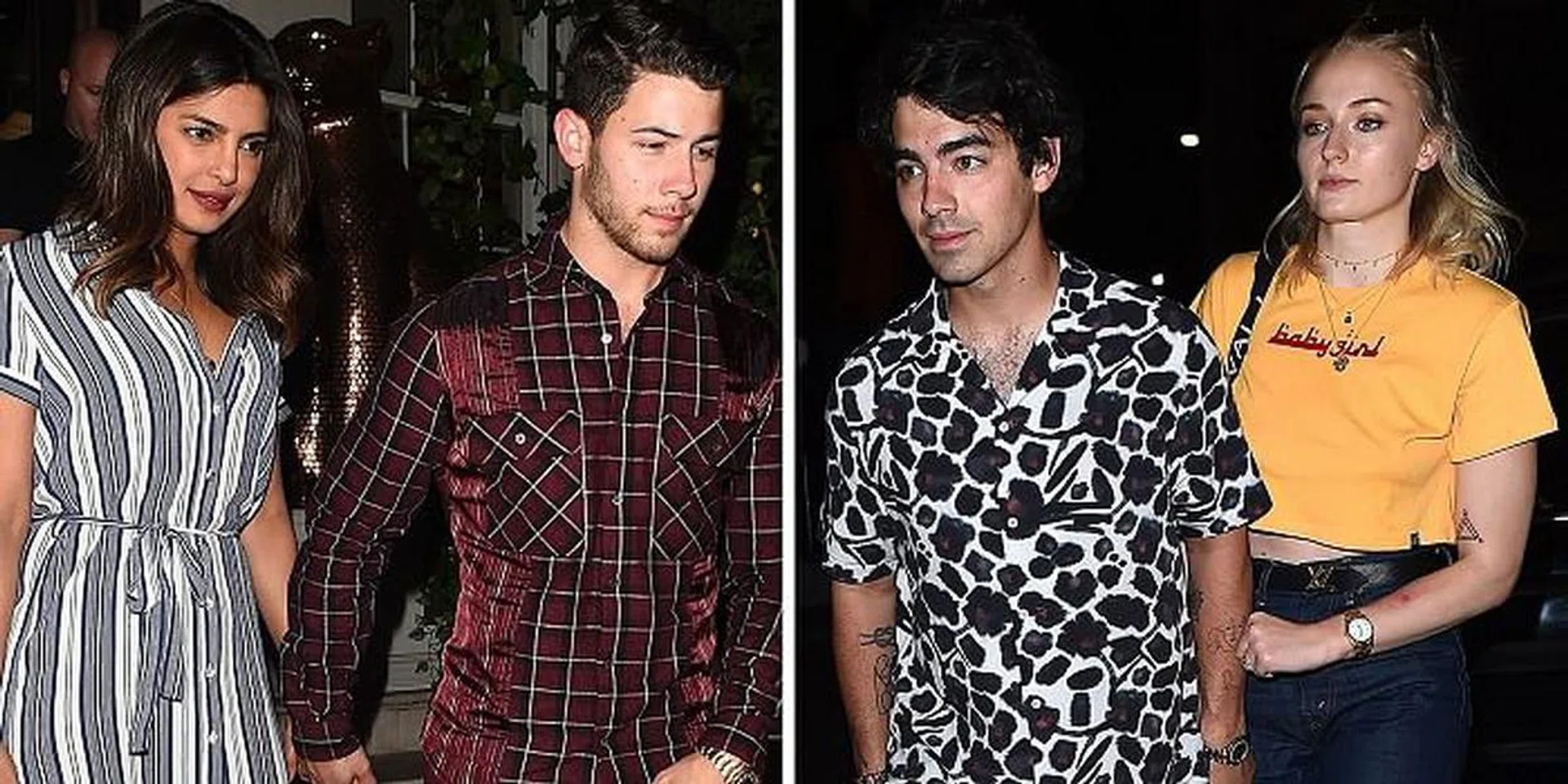 Priyanka Chopra Nick Jonas Joe Jonas Sophie Turner