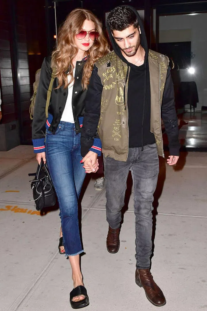 When they both sported bomber jackets and casual wear in New York City. Photo: Getty