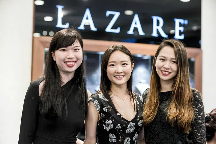 Elaine Chia, Dr Natalie Phoon, Samantha Yang. Photo: Allen Tan