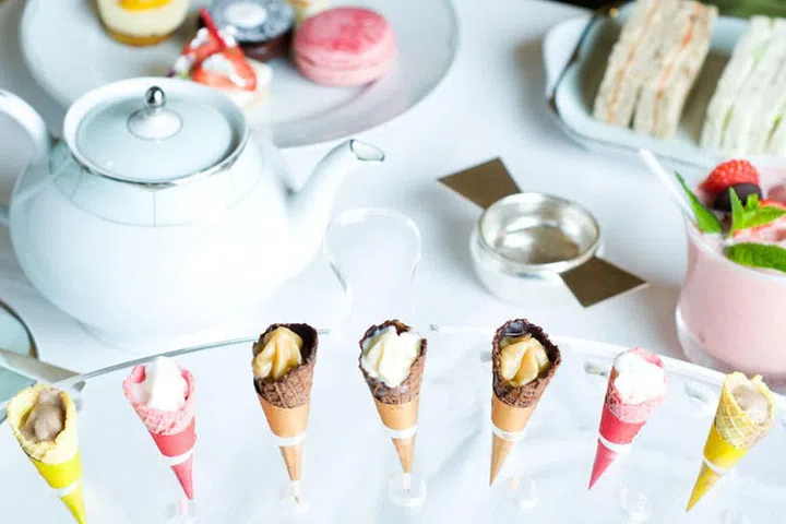 This Mayfair hotel has served traditional afternoon tea since 1931. During the summer a plethora of mini ice cream cones are available rather than pastries and for chocoholics there's a "Chocolate Indulgence" tea launching this fall. www.dorchestercollection.com