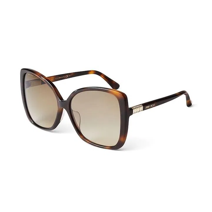 Becky tortoiseshell oversize sunglasses, $484, Jimmy Choo at Farfetch