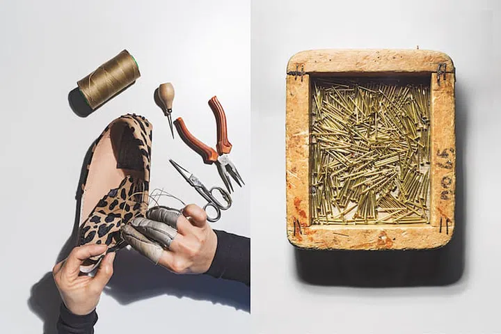 Tools of the trade at the Tod’s headquarters. (Photo: Tod's)