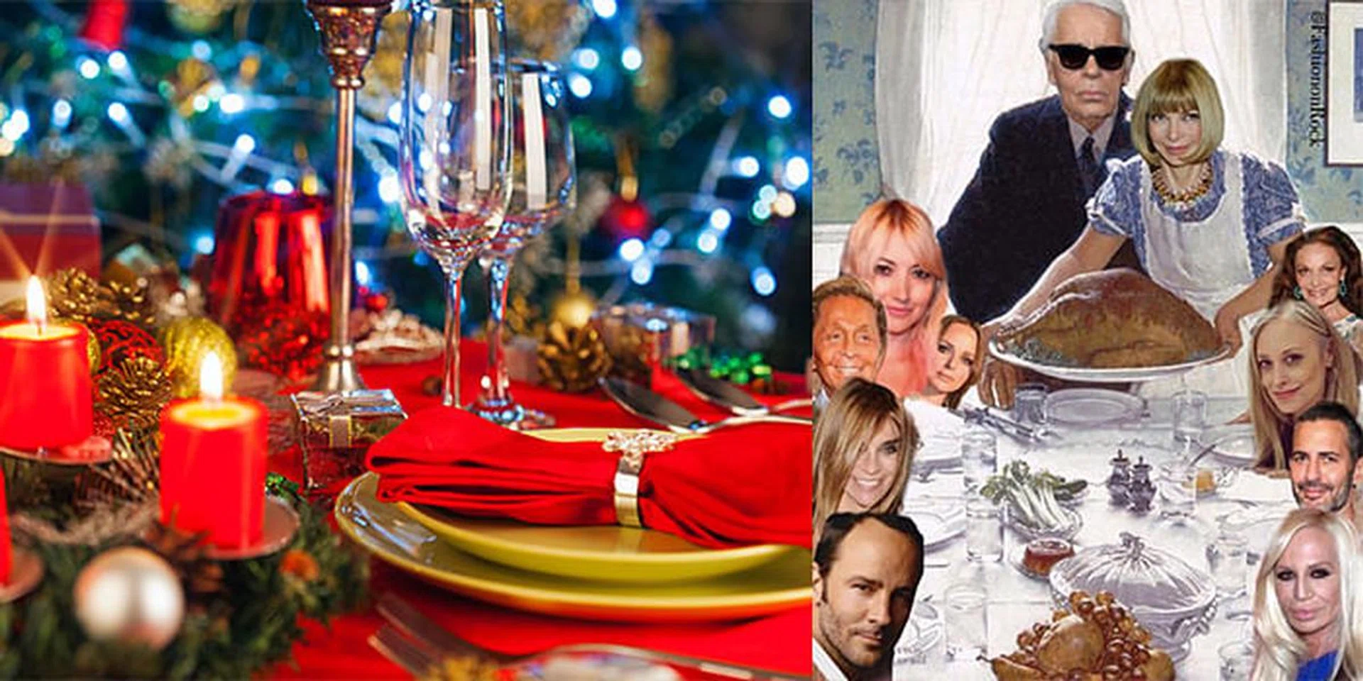 team bazaar christmas dinner guests