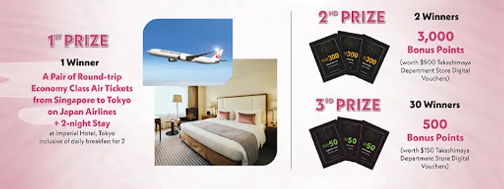 Lucky draw | Takashimaya Card Day 2026 | editors picks