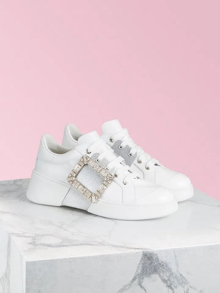 Viv’ Skate Strass Buckle Sneaker