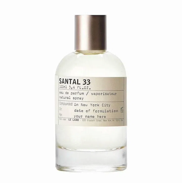 Santal 33 EDP, $390 for 100ml, Le Labo