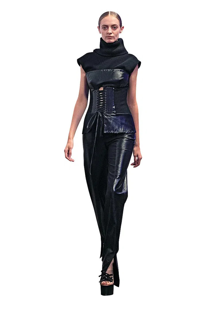 Models don designs from IML’s graduate collections. Photo: Istituto Marangoni London