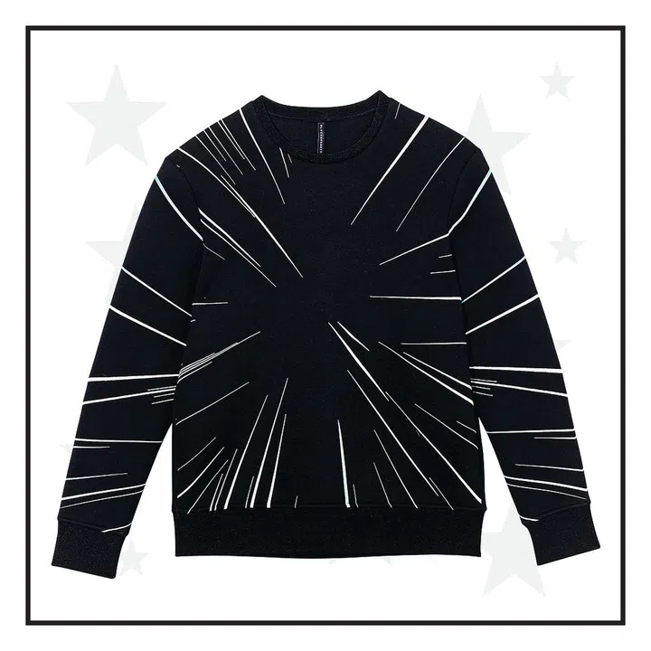 Sweatshirt, $330, Black Barrett