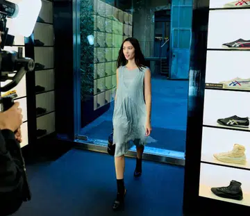 Behind the scenes with Aimee Cheng-Bradshaw in Milan for Onitsuka Tiger video shoot