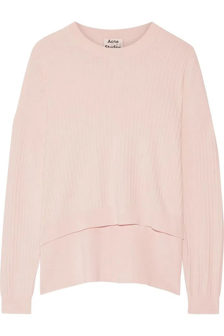 Issy asymmetric ribbed cotton- blend sweater, netaporter.com Photo: Net-A-Porter  