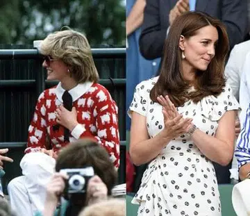 Meghan Markle Kate Middleton Princess Diana Wimbledon