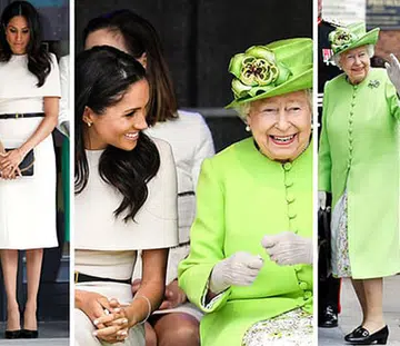 Meghan Markle Queen Elizabeth II