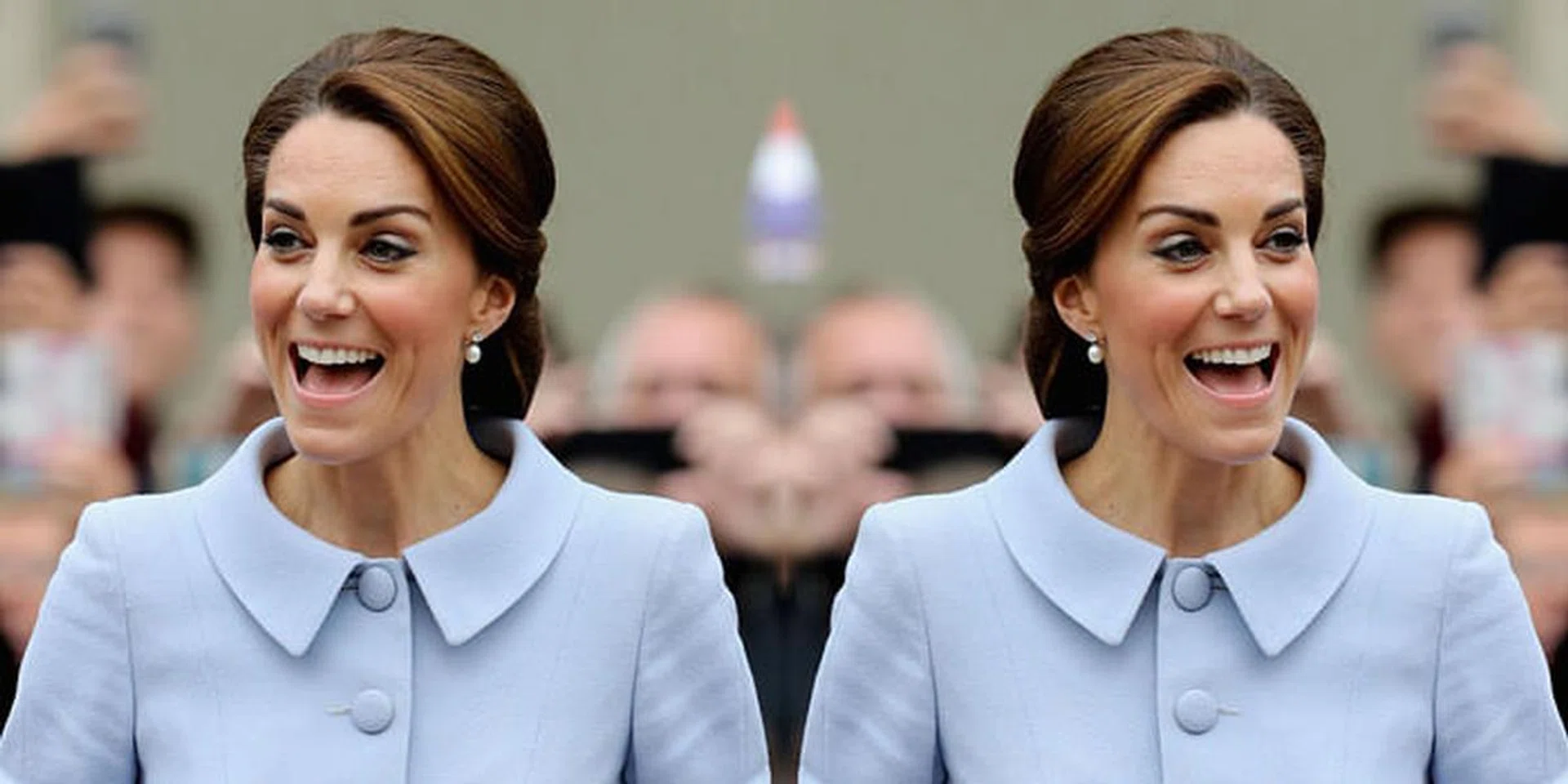 The Duchess Of Cambridge Arrives In The Netherlands For First Overseas Solo Tour