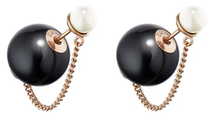 Earrings, $710, Dior