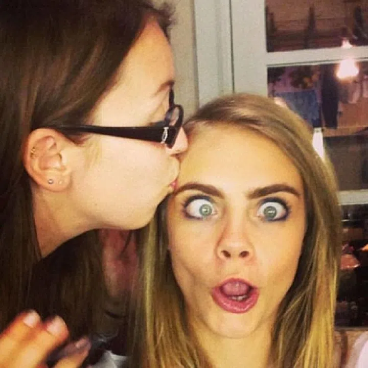 Selfies are not meant to be serious—have fun with it like pro-mugger Cara Delevingne who always has a new funny face for her fans.