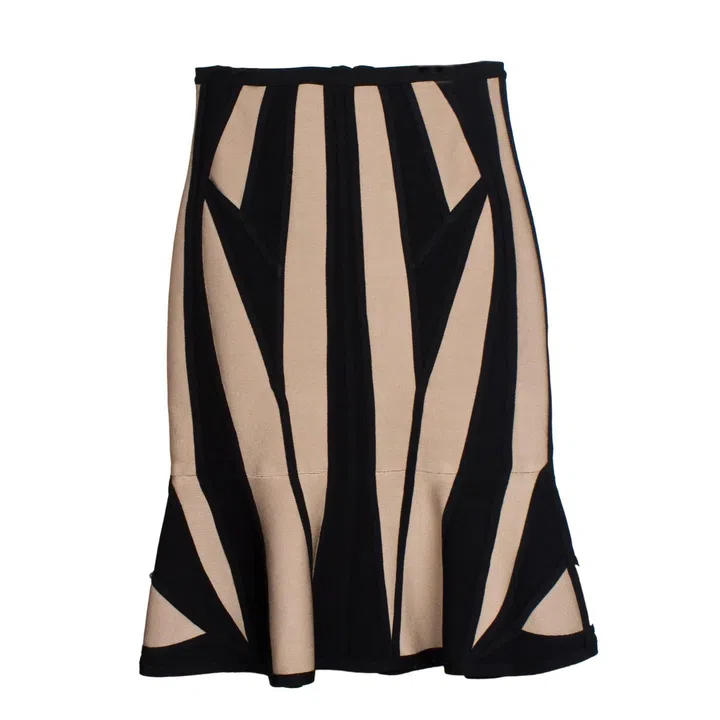 Hervé Leger skirt, $1,600