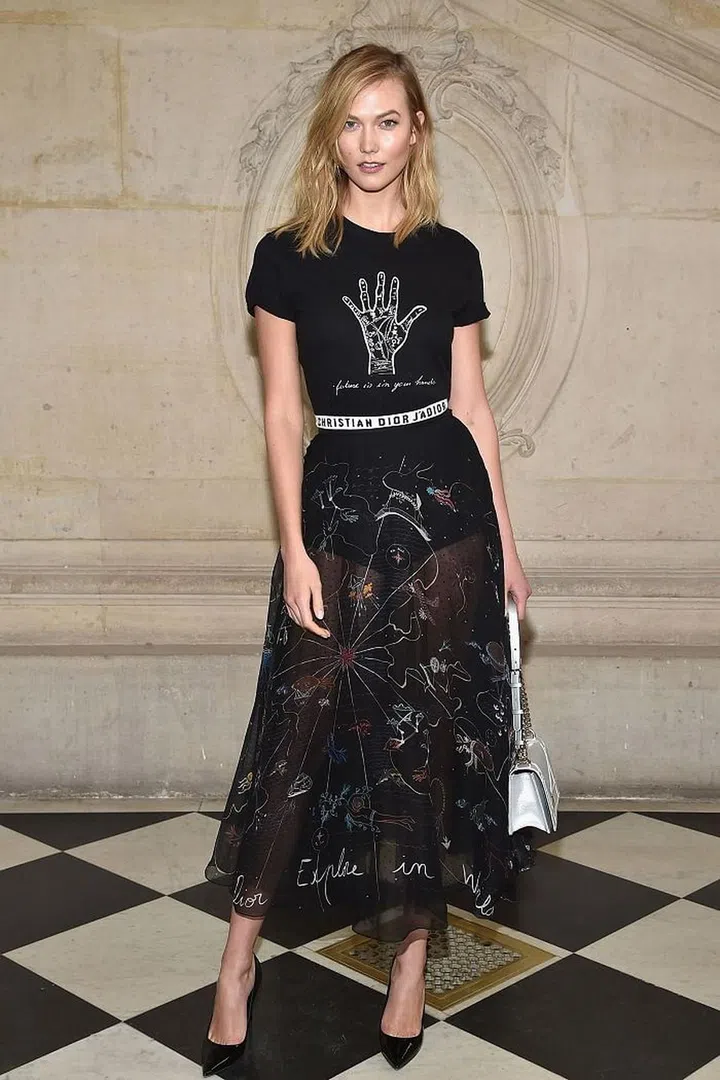 When: March 2017 Where: Christian Dior show, Paris Fashion Week Womenswear Wearing: Christian Dior