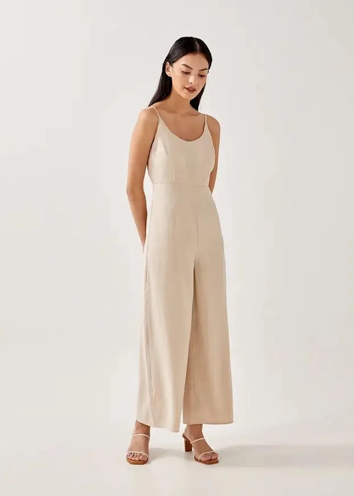 Adriena Padded Strappy Back Jumpsuit, $56.90, Love, Bonito
