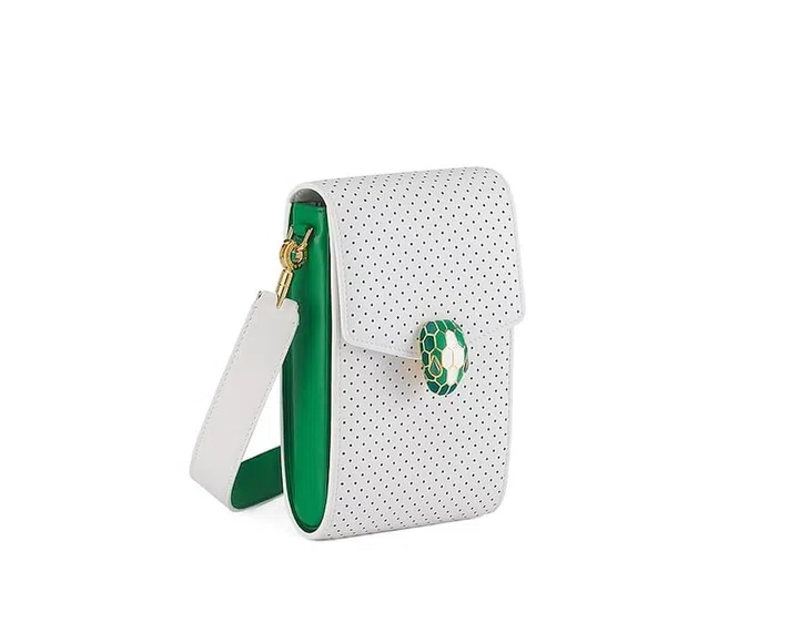 Bvlgari X Casablanca Apres Tennis Serpenti Crossbody mini bag. (Photo: Bvlgari)