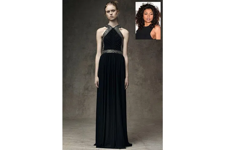 This gown is soft but edgy (thanks to the grommet details), just like the <i>Empire</i> star herself