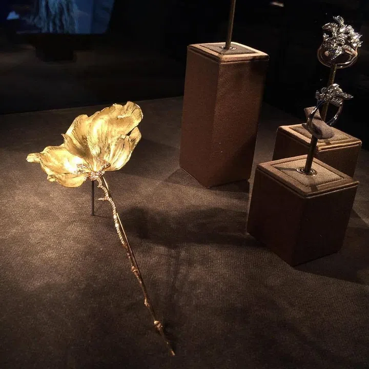 A limited edition brooch from the brand's new Wild Rose collection