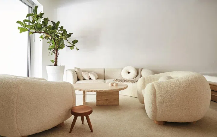Wong's living room. Photo: Veronica Tay.