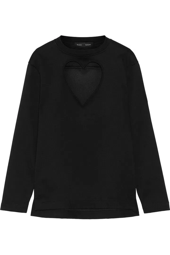 Cutout bonded cotton-jersey top, netaporter.com Photo: Net-A-Porter 