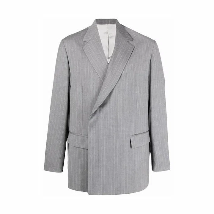 Shield Pinstripe Oversized Blazer, $860, A Better Mistake at Farfetch
