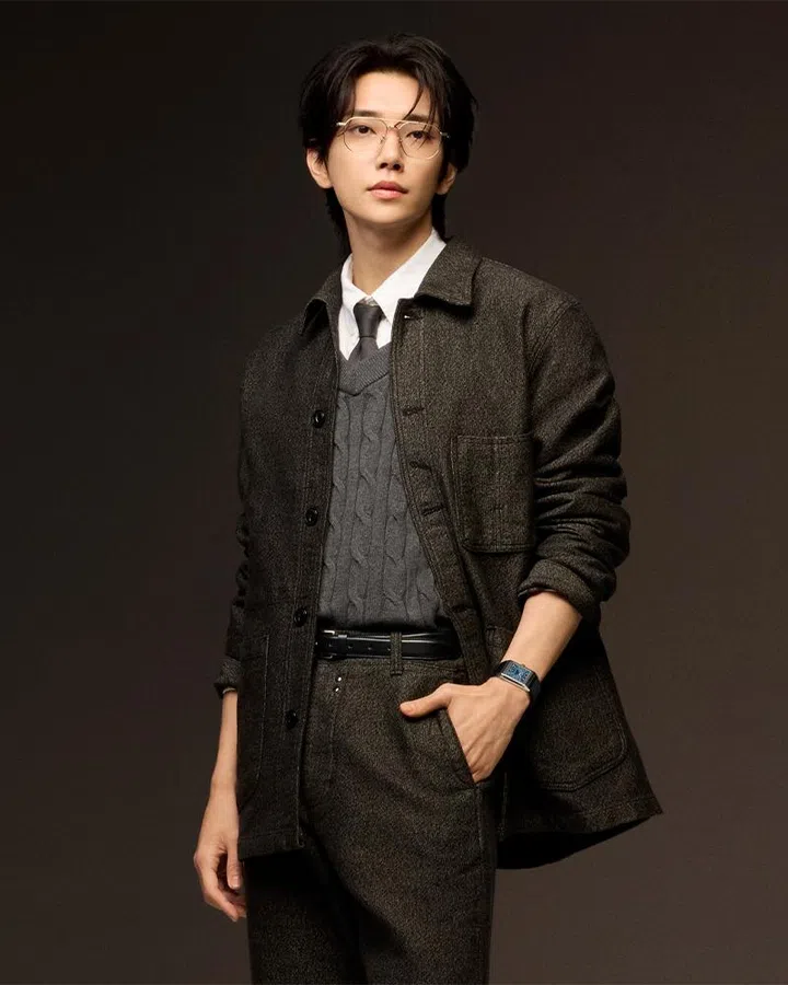 celebrity campaigns 2026 | jaeger-lecoultre joshua friend of maison reverso grey suit