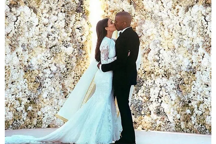 Kim Kardashian West in Givenchy Haute Couture by Riccardo Tisci, 2014.