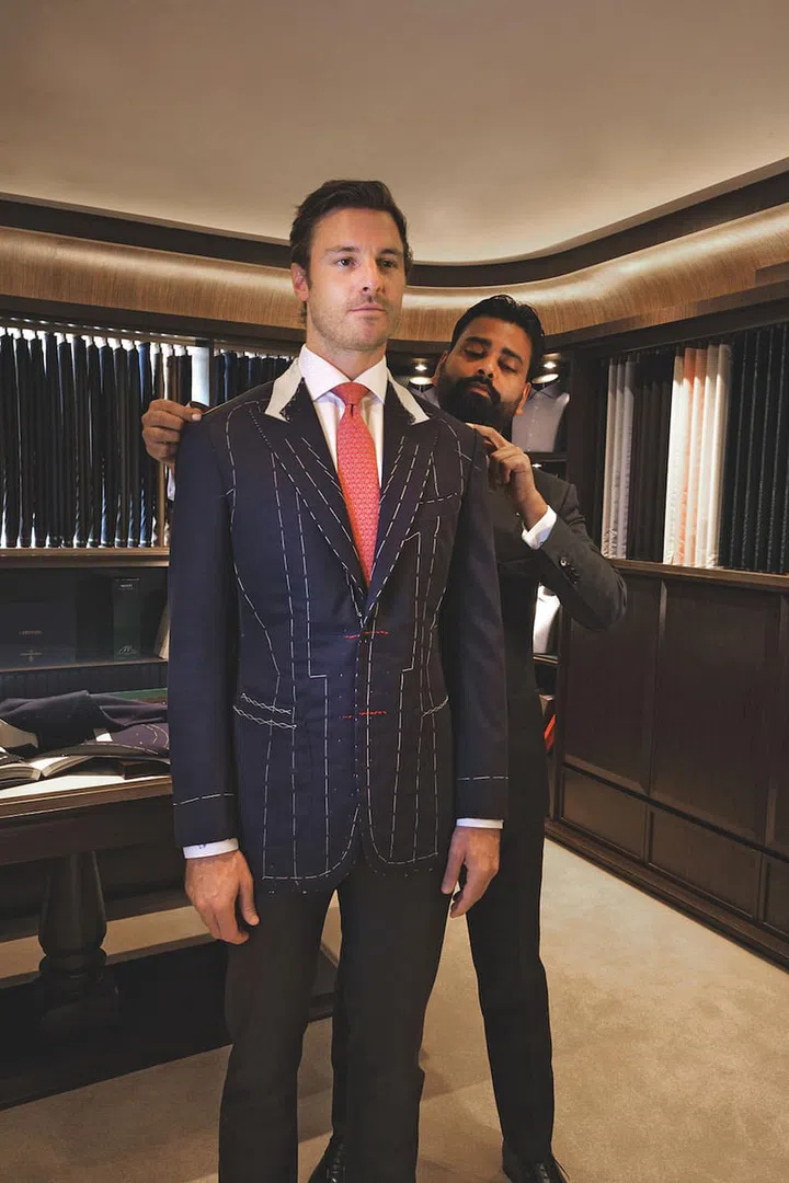 A client getting fitted at MARLO. (Photo: MARLO)