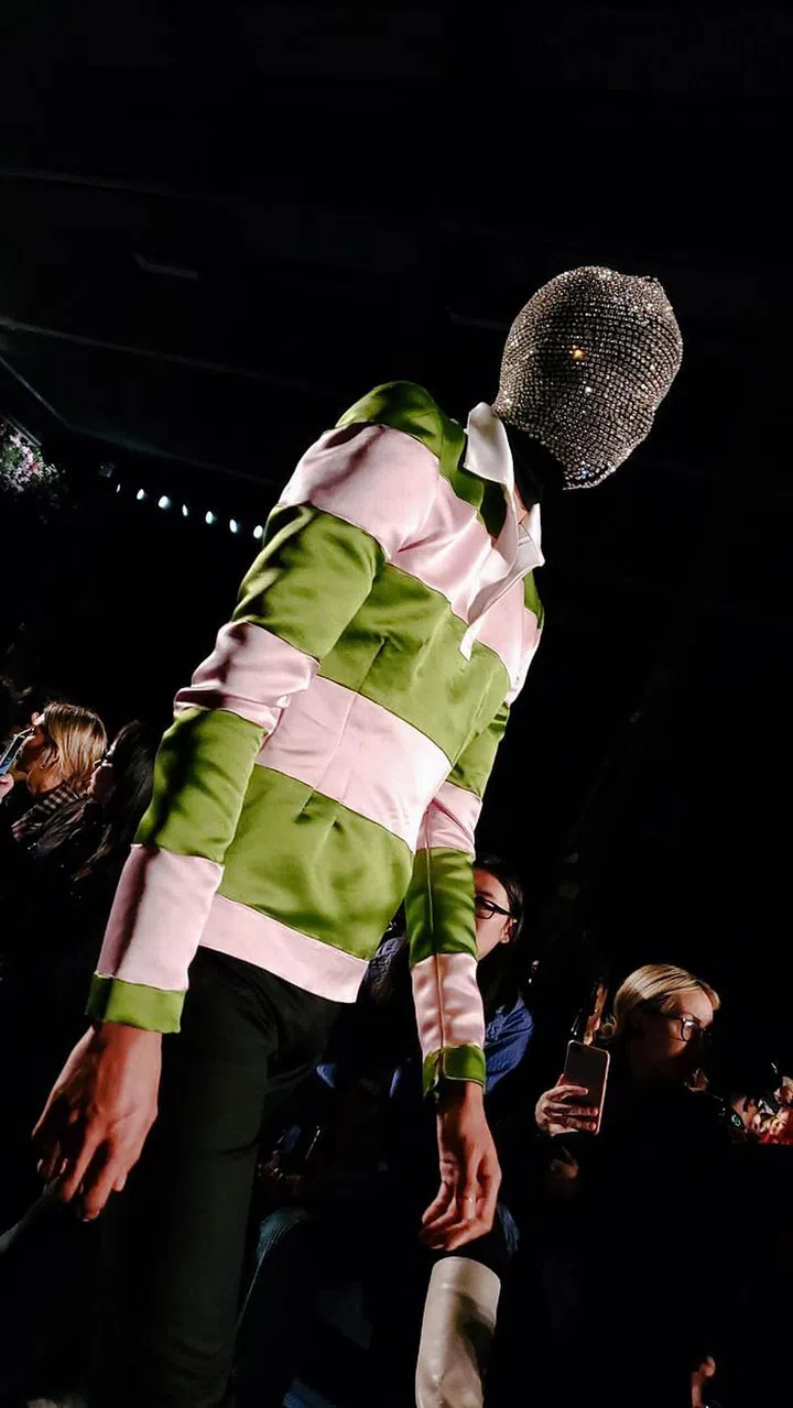 Menswear made their debut at the Richard Quinn show