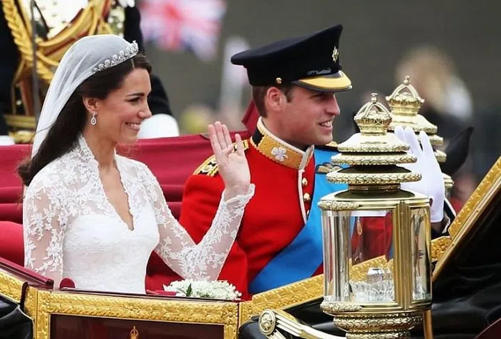 William and Kate’s wedding processional in 2011. Photo: Getty