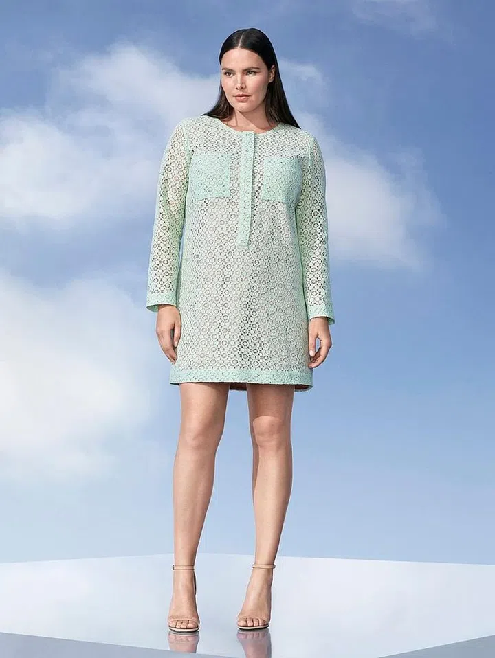 Women's Plus Lace Dress, $40. Photo: Target 