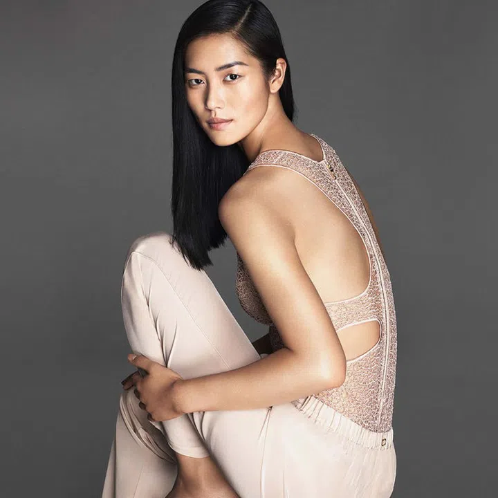 Liu Wen in the La Perla spring/summer 2016 campaign. Picture courtesy of La Perla.