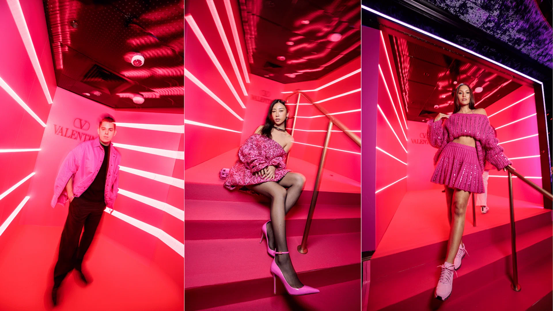 All The Celebrities At The Valentino Pink PP Party In Singapore