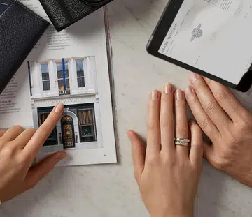 His and Her Emerald timepieces and HW Logo jewellery