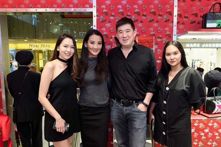 Samantha Yang, Tiara Shaw, Mark Shaw and Dana Koh. Photo: Ashley Mak 