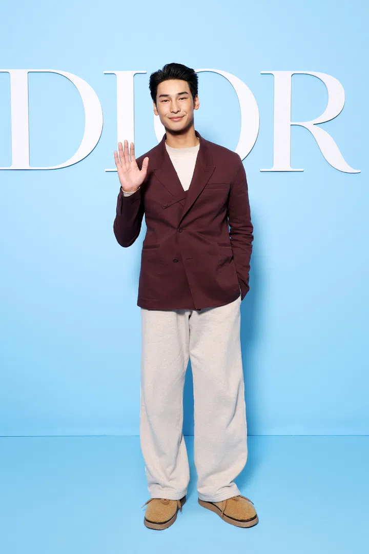 Apo at Dior’s Womenswear Spring/Summer 2025 show for Paris Fashion Week.