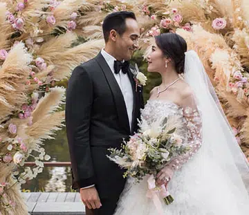 Chryseis Tan Wedding