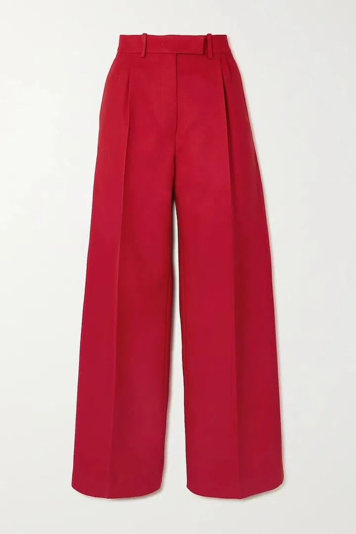 Grain De Poudre Wool-Blend Wide-Leg Pants, $1,433, Fendi at Net-a-Porter  