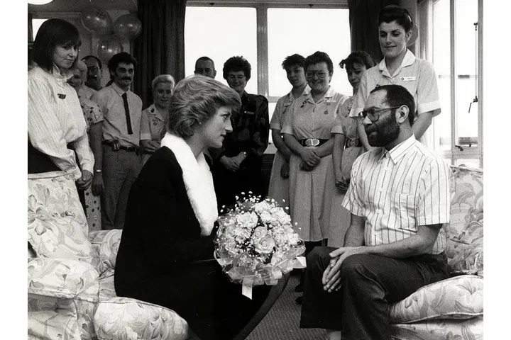 What Diana might be best remembered for is her compassion. (It's definitely been passed on to her sons!) Like every royal, Diana supported various charities, but none took it so far. She famously walked across a partially cleared minefield in Angola to spread awareness of land mines. She shook hands with an HIV positive patient and visited Brazilian AIDS orphans in April 1987, when the disease was very misunderstood and stigmatized. "HIV does not make people dangerous to know," the princess said, "so you can shake their hands and give them a hug: Heaven knows they need it."